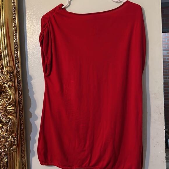 TALBOTS COTTON BLEND CAP SLEEVE TEE SIZE L - Picture 2 of 5